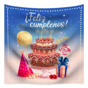 Lonas de feliz cumplea?os 1x1 mts (Mod. 9H)