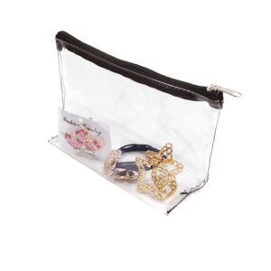 5 accesorios para cabello para dama con cosmetiquera Elegance con ligas, pinzas y broches