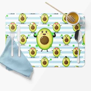 Mantel individual para mesa Aguacate-Mod.3)