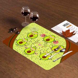 Mantel individual para mesa Aguacate-Mod.2)