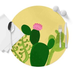 Mantel Para Mesa Redondo (Cactus-Mod.1)