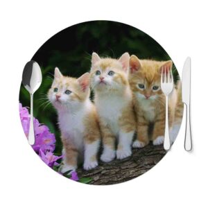 Mantel Para Mesa Redondo  (Gatos-Mod.1)