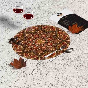 Mantel Para Mesa Redondo (Mandalas-Mod.1)