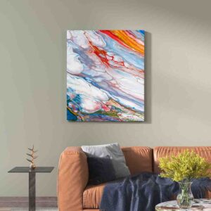 Pintura moderna para sala canva Luminosidad indescriptible