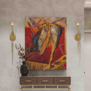 Cuadro decorativo sala La bailarina roja
