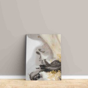 Cuadro decorativo abstracto Liquido caramelo