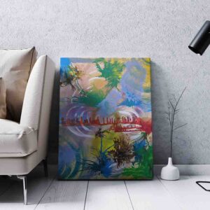 Cuadro moderno para sala y comedor Onda