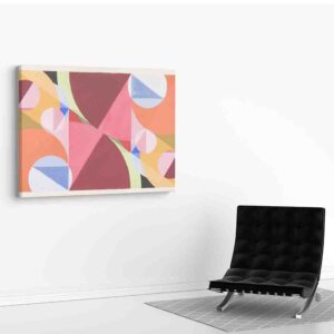 Pintura de cuadros de colores Área rota por perpendiculares -Joseph Schillinger