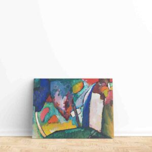 Pintura con colores calidos La cascada pintura en alta resolución de Wassily Kandinsky