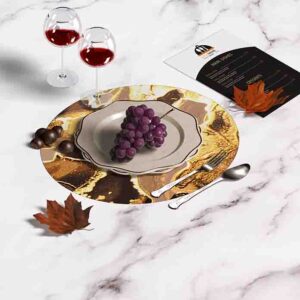 Mantel Para Mesa Redondo  (Mod.Amanecer)