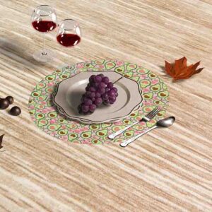 Mantel Para Mesa Redondo (Aguacate-Mod.2)