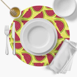 Mantel Para Mesa Redondo  (Mod.Fruta-Mod.4)