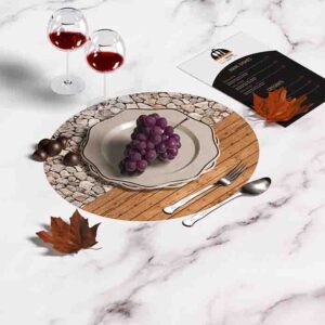 Mantel Para Mesa Redondo  (Mod.Puente)