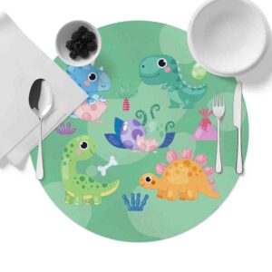 Mantel Para Mesa Redondo (Dinosaurio-Mod.3)