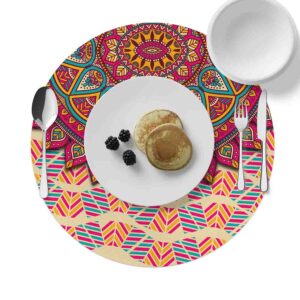 Mantel Para Mesa Redondo (Mandalas-Mod.3)