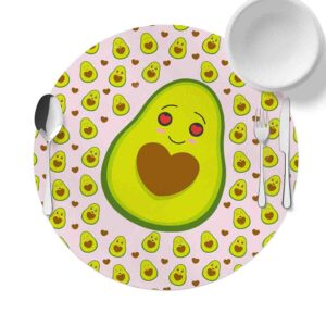 Mantel Para Mesa Redondo (Aguacate-Mod.3)