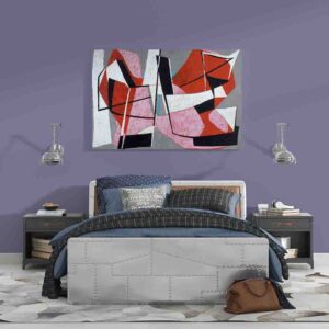 Pintura moderna minimalista canvas Enrico Prampolini