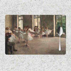 Manteles individuales de tela (Mod-The Rehearsal - Edgar Degas)
