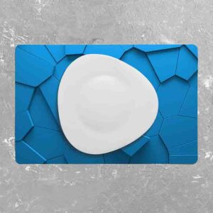 Individuales para mesa  (Mod-3d azul)