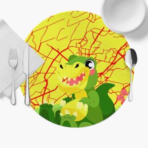 Mantel Para Mesa Redondo (Dinosaurio-Mod.4)