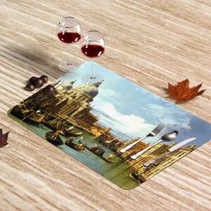 Manteles individuales para mesa (Mod-Entrada al Gran Canal - Canaletto)