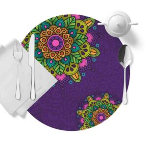 Mantel Para Mesa Redondo (Mandalas-Mod.5)
