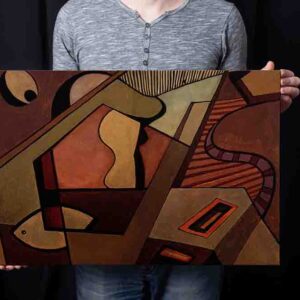 Pintura canva Pentagonal Composition