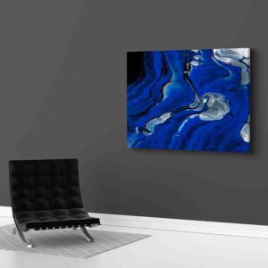 Cuadro para sala comedor Abstracto Fluvial