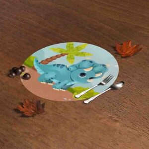 Mantel Para Mesa Redondo (Dinosaurio-Mod.6)