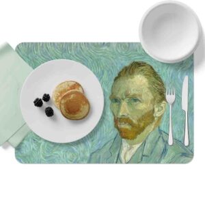 Manteles individuales para comedor (Mod-Autorretrato - Vincent van Gogh)