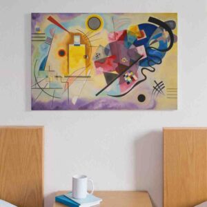 Pinturas De Arte para decorar Amarillo, rojo y azul - Vasili Kandinski