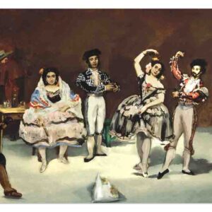 Tapetes individuales para comedor (Mod-Ballet Español - Edouard Manet)