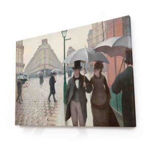 Cuadros Bonitos de arte Calle de París, día lluvioso - Gustave Caillebotte