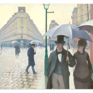 Individuales de mesa creativos (Mod-Calle de París, día lluvioso - Gustave Caillebotte)
