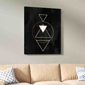 Pintura moderna minimalista canvas Ciclo brillante