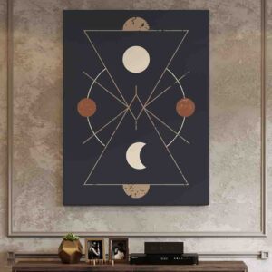 Cuadro decorativo moderno minimalista Corpuscular