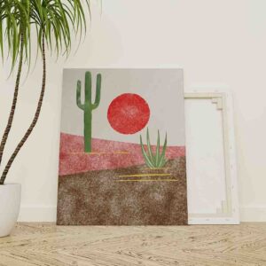 Cuadro moderno para sala para decorar Desierto