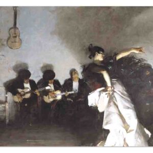 Manteles individuales (Mod-El jaleo - John Singer Sargent)