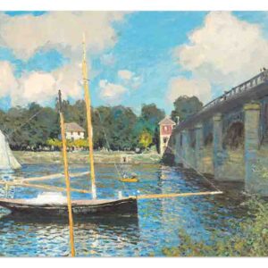 Mantel individual para mesa (Mod-El puente de Argenteuil - Claude Monet)