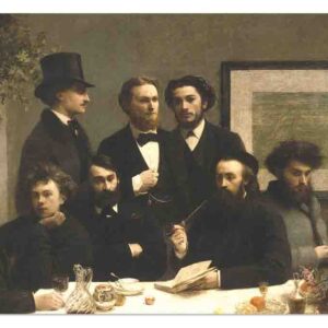 Mantel individual para mesa (Mod-El rincón de la mesa - Henri Fantin-Latour)