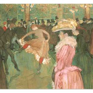 Manteles individuales para mesa (Mod-En el Moulin-Rouge, el baile - Henri de Toulouse-Lautrec)