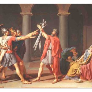 Individuales para mesa (Mod-Juramento de los Horacios - Jacques-Louis David)