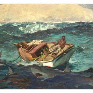 Manteles individuales elegantes (Mod-La corriente del golfo - Winslow Homer)