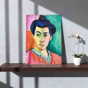 Impresion En Canvas decoracion La raya verde de Henri Matisse