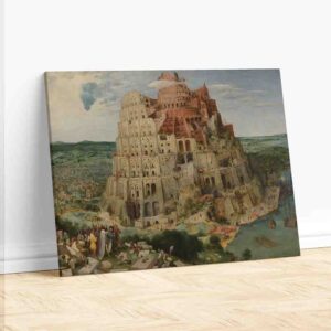 Cuadros Decorativos Para Sala arte La torre de Babel de Pieter Brueghel