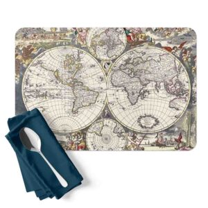 Tapetes individuales para mesa (Mod-MAPA ANTIGUO)