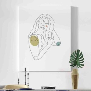 Pintura moderna para sala canvas Melodía