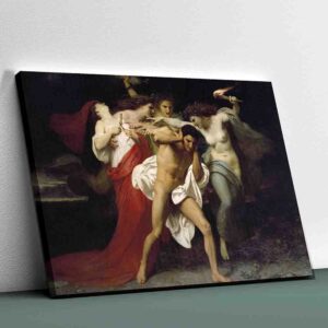 Cuadros Canvas de arte Orestes perseguido por las Furias de William-Adolphe Bouguereau