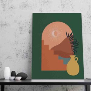 Cuadro bonito minimalista Peldaño Eterno