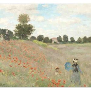 Manteles para mesa individuales (Mod-Poppy Field - Claude Monet)